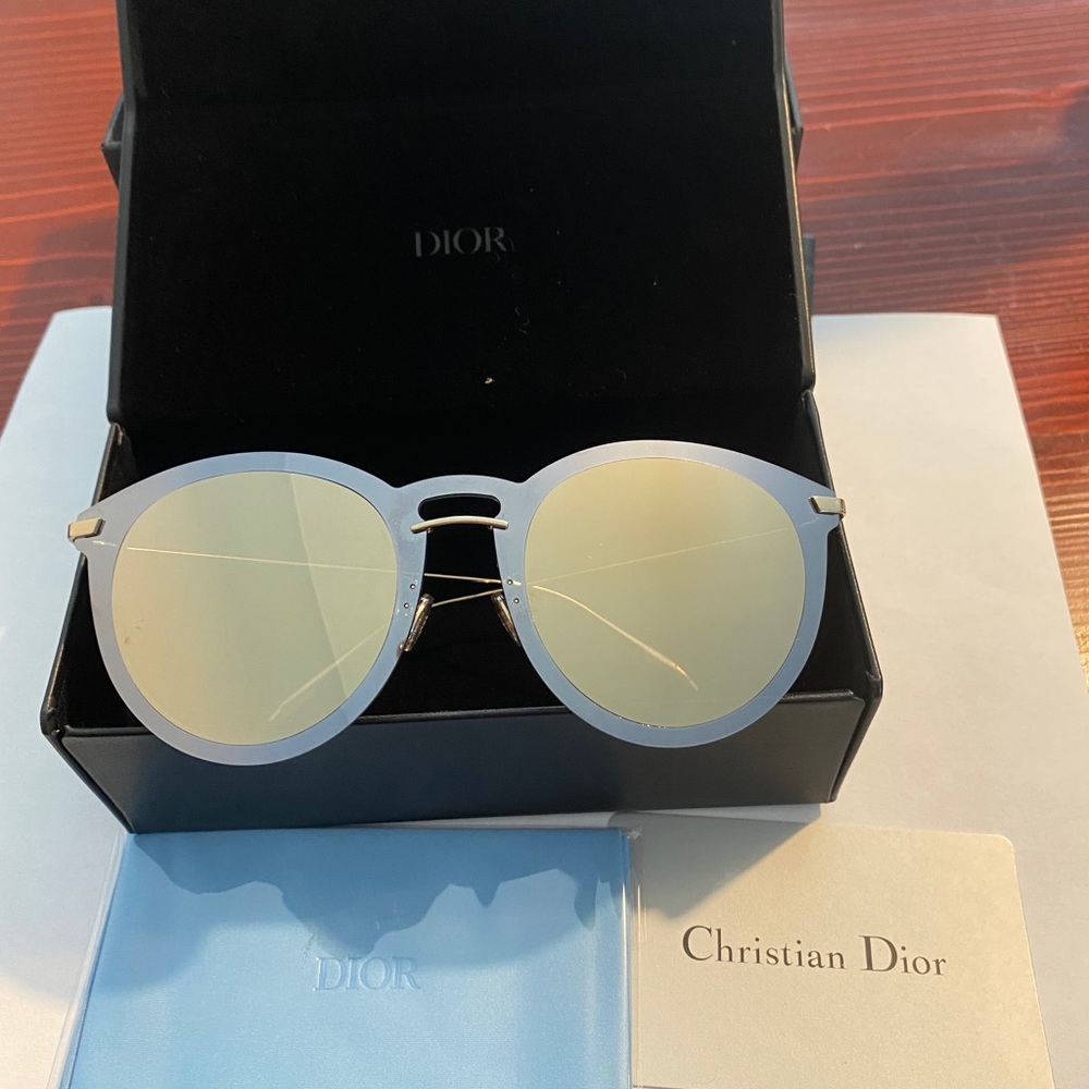 DIOR silver pink mirror sunglasses 🕶 brand new